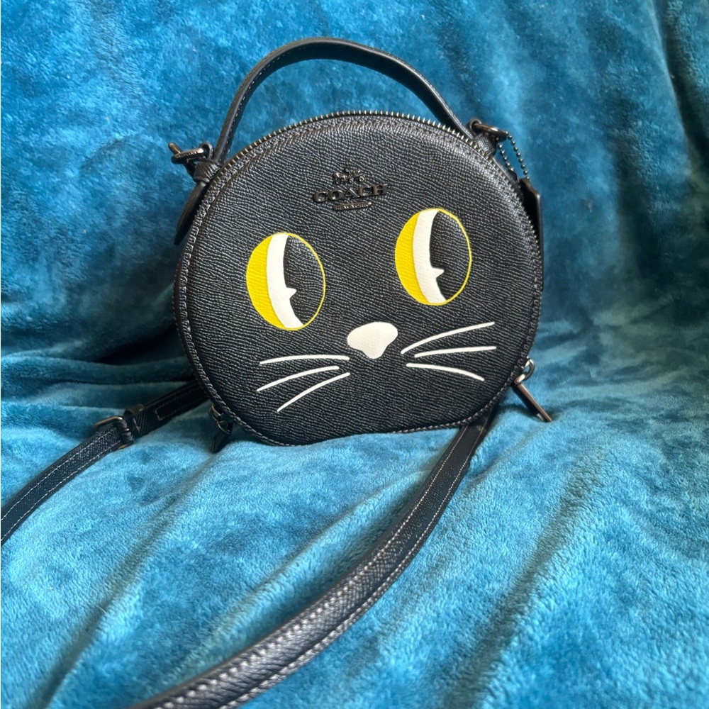 Coach Canteen Crossbody Halloween Black Cat